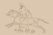 Nabonidus’ Horseman, Tayma rendering